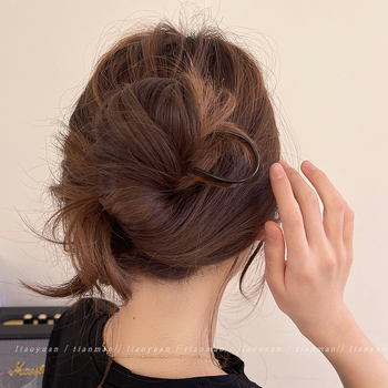 Akrilna ukosnica za kosu u korejskom stilu, U-oblik, dodatak za glavu — s licenciranim privatnim etiketom (Materijal: akril; Stil: korejski; Oblik: U; Kategorija: dodatak za glavu)