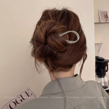 Akrilna ukosnica za kosu u korejskom stilu, U-oblik, dodatak za glavu — s licenciranim privatnim etiketom (Materijal: akril; Stil: korejski; Oblik: U; Kategorija: dodatak za glavu)