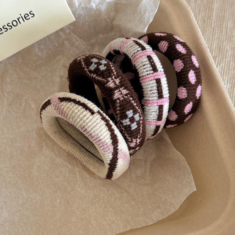 Plaukų juosta – korėjietiško stiliaus, aukštas elastingumas, rankų darbo, audinys, ruduo 2025