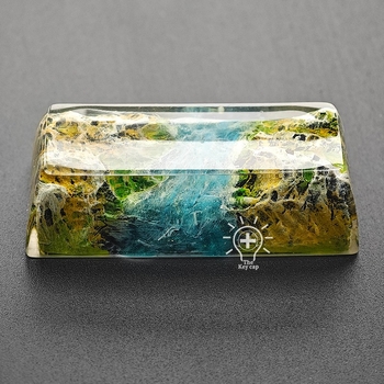 Капачки за клавиши за механична клавиатура – цифрова клавиатура, епоксидна смола, прозрачно, USB интерфейс, без подложка за китка