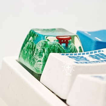 Капачки за клавиши за механична клавиатура – цифрова клавиатура, епоксидна смола, прозрачно, USB интерфейс, без подложка за китка