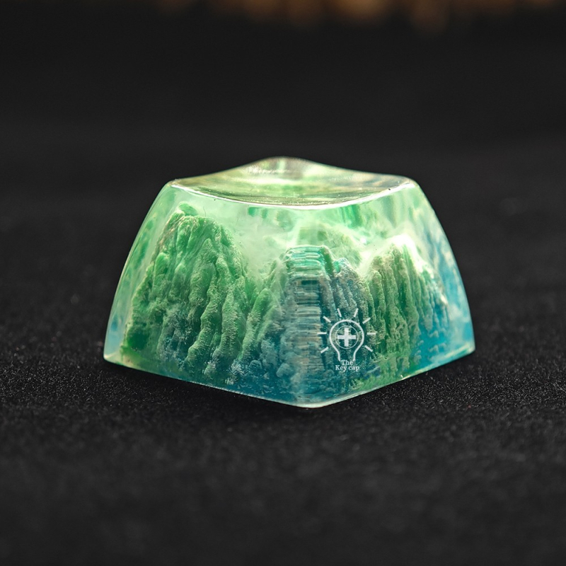 Капачки за клавиши за механична клавиатура – цифрова клавиатура, епоксидна смола, прозрачно, USB интерфейс, без подложка за китка