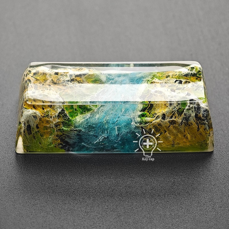 Капачки за клавиши за механична клавиатура – цифрова клавиатура, епоксидна смола, прозрачно, USB интерфейс, без подложка за китка