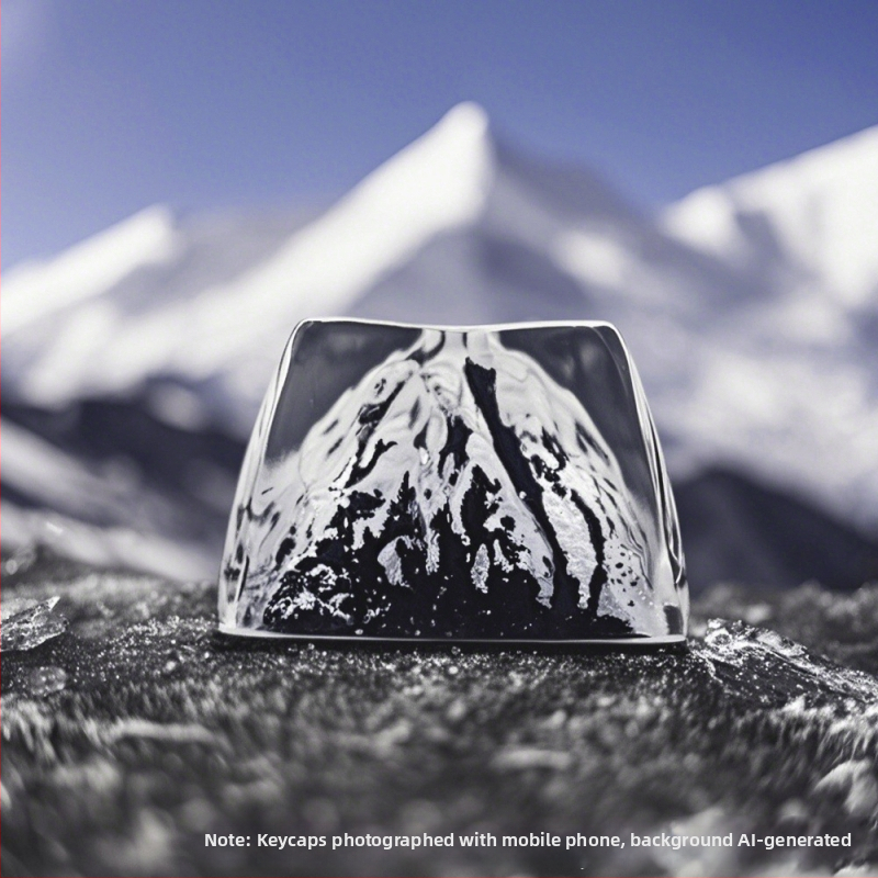 Капачки за клавиши за механична клавиатура – цифрова клавиатура, епоксидна смола, прозрачно, USB интерфейс, без подложка за китка