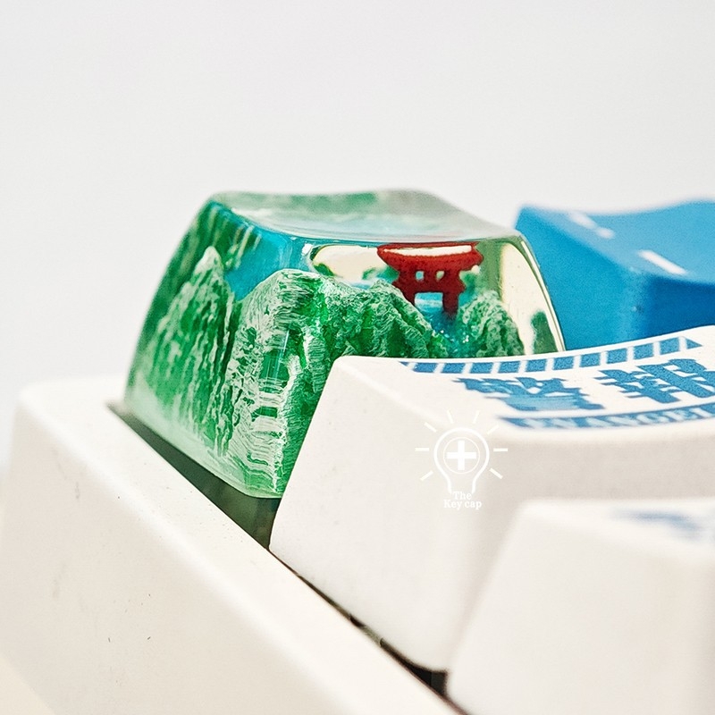 Капачки за клавиши за механична клавиатура – цифрова клавиатура, епоксидна смола, прозрачно, USB интерфейс, без подложка за китка