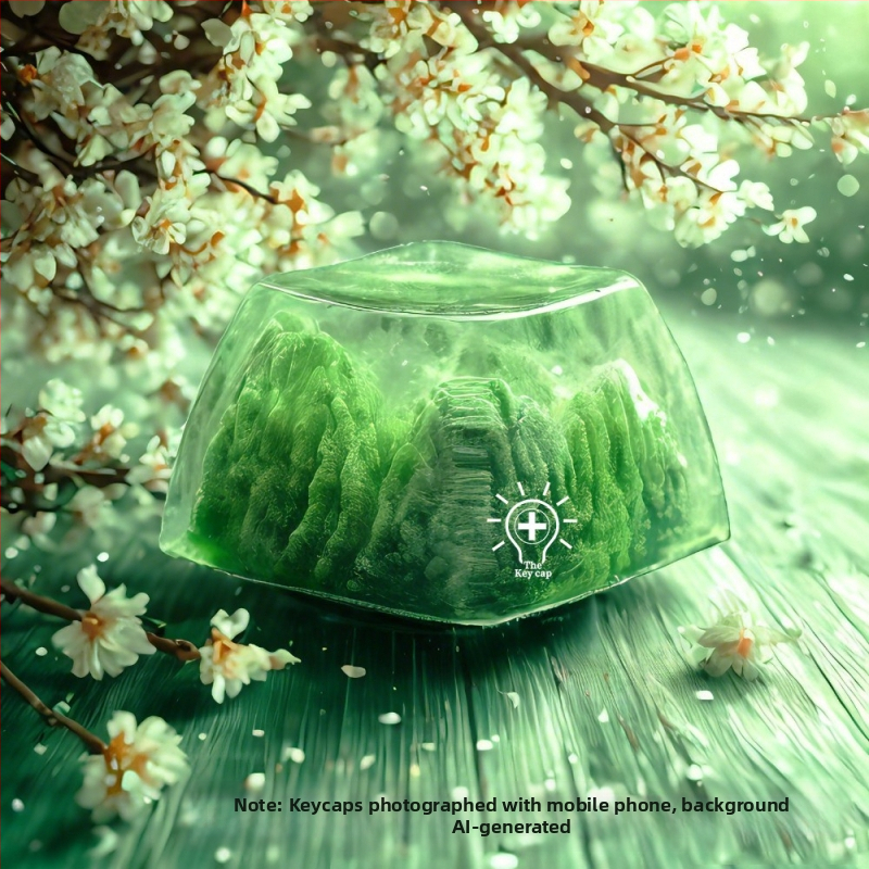 Капачки за клавиши за механична клавиатура – цифрова клавиатура, епоксидна смола, прозрачно, USB интерфейс, без подложка за китка