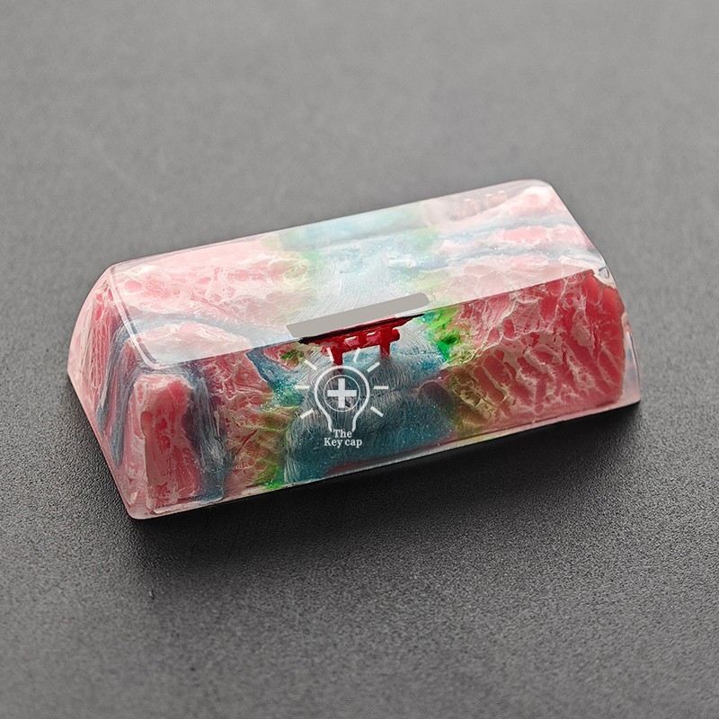 Капачки за клавиши за механична клавиатура – цифрова клавиатура, епоксидна смола, прозрачно, USB интерфейс, без подложка за китка