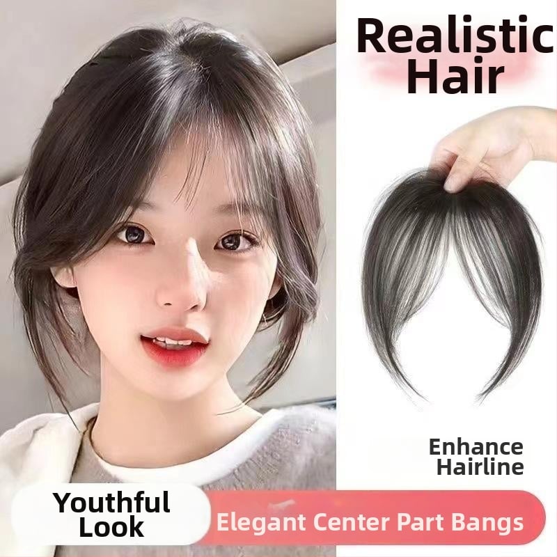 Galvos aksesuaras su prancūziško stile plaukų kirpčiukais, tūrio peruka ir sklandus kaktos užfiksavimas, pavasaris 2025