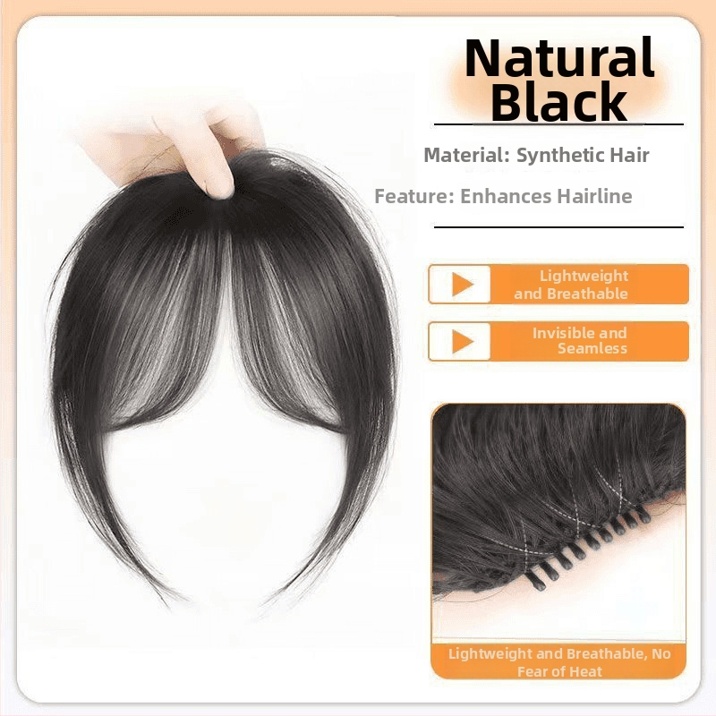 Galvos aksesuaras su prancūziško stile plaukų kirpčiukais, tūrio peruka ir sklandus kaktos užfiksavimas, pavasaris 2025