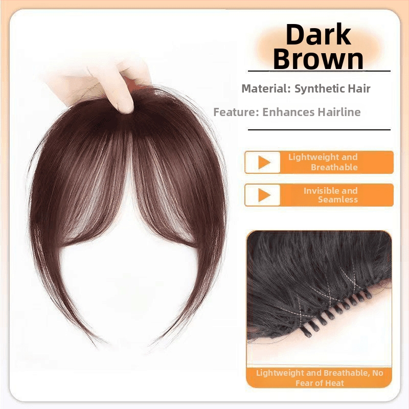 Galvos aksesuaras su prancūziško stile plaukų kirpčiukais, tūrio peruka ir sklandus kaktos užfiksavimas, pavasaris 2025