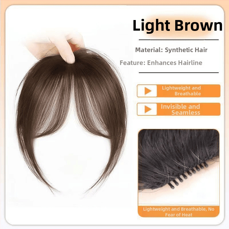 Galvos aksesuaras su prancūziško stile plaukų kirpčiukais, tūrio peruka ir sklandus kaktos užfiksavimas, pavasaris 2025