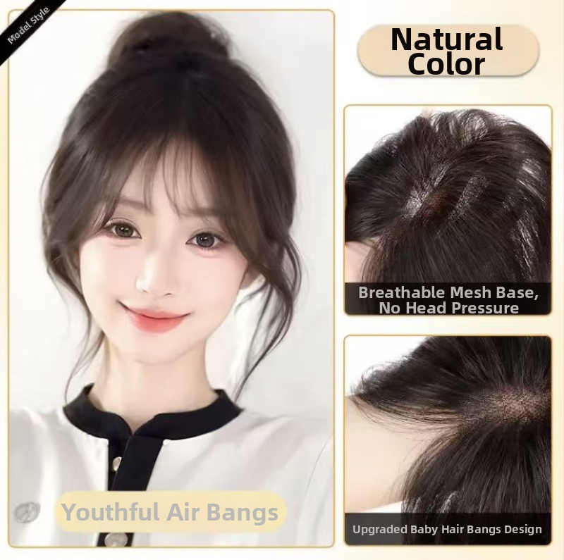 Plaukų parūkos dalis – tiesi, rankų austas; tikri žmogaus plaukai; modelis 7*11 cloud gauze; tinka moterims; dažyti ir perminti galima