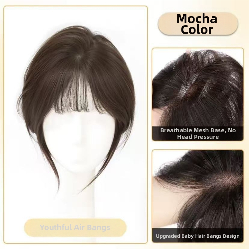 Plaukų parūkos dalis – tiesi, rankų austas; tikri žmogaus plaukai; modelis 7*11 cloud gauze; tinka moterims; dažyti ir perminti galima