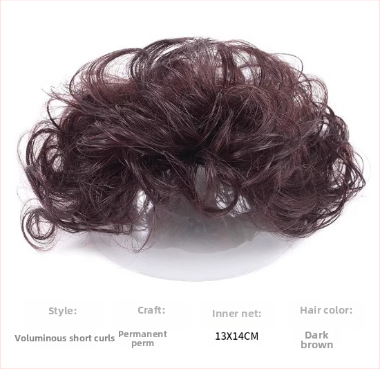 Moterų paruka su trumpais garbanotais plaukais, natūralus įvaizdis, įstrižos kirpčiukai, atsparios aukštai temperatūrai skaidulos, mechaninė konstrukcija