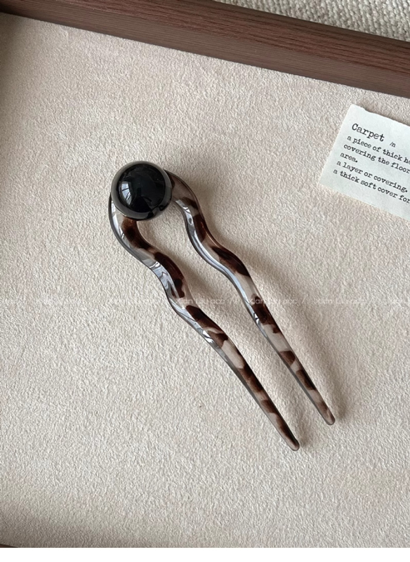 Clip de păr în formă de U, stil nou chinezesc, retro pentru femei - Material: Plastic/Rezina; Stil: Chinezesc; Configurare: U-shape; Personalizare disponibilă; Etichetă privată licențiată