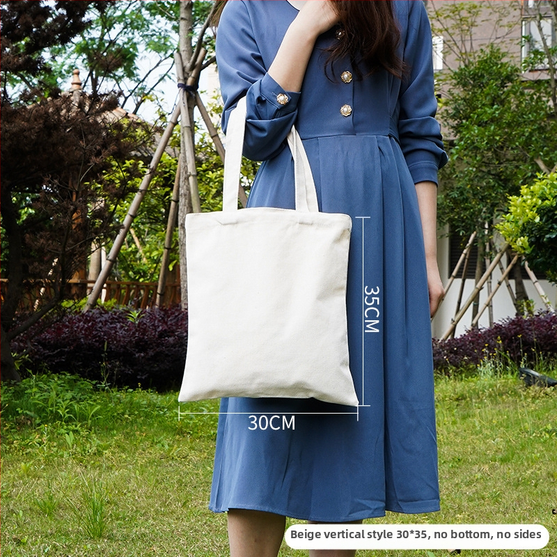 Kanvases kott logoga — kohandatav, logotüübi trükk, trükkimise meetodid: kuumtransfeer, siiditrükk; mudel 25CX01; bränd Chuxin