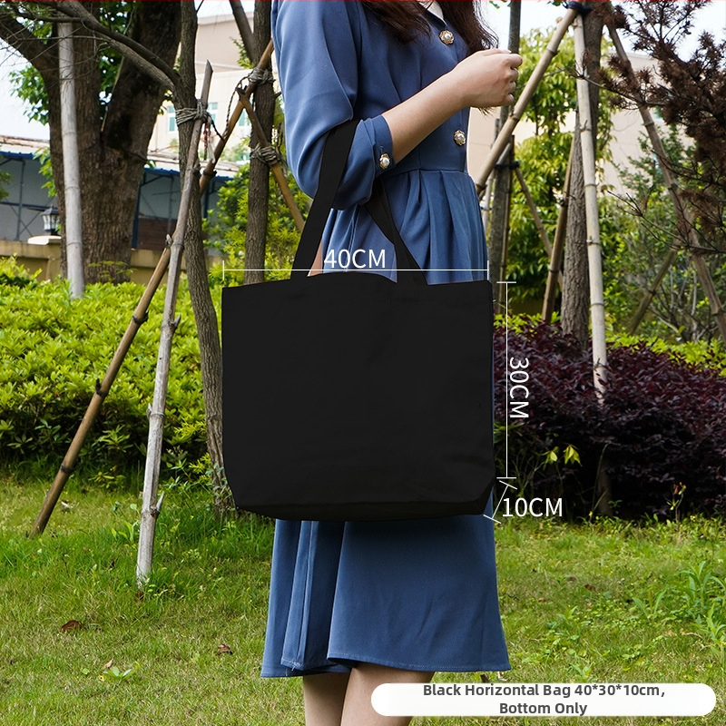 Kanvases kott logoga — kohandatav, logotüübi trükk, trükkimise meetodid: kuumtransfeer, siiditrükk; mudel 25CX01; bränd Chuxin