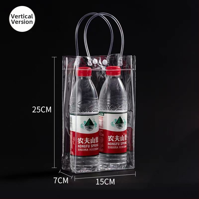 Caurspīdīga PVC rokassoma no Oda — ikdienas dāvanu soma, dubultais biezums 24, izcelsme: Wenzhou, Ķīna