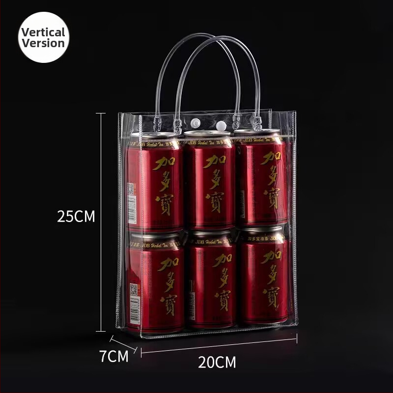 Caurspīdīga PVC rokassoma no Oda — ikdienas dāvanu soma, dubultais biezums 24, izcelsme: Wenzhou, Ķīna