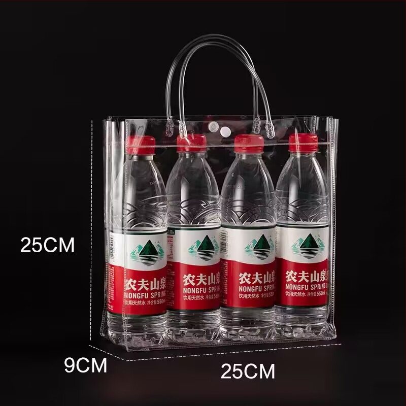 Caurspīdīga PVC rokassoma no Oda — ikdienas dāvanu soma, dubultais biezums 24, izcelsme: Wenzhou, Ķīna