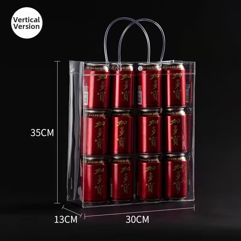 Caurspīdīga PVC rokassoma no Oda — ikdienas dāvanu soma, dubultais biezums 24, izcelsme: Wenzhou, Ķīna