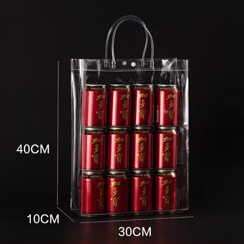 Caurspīdīga PVC rokassoma no Oda — ikdienas dāvanu soma, dubultais biezums 24, izcelsme: Wenzhou, Ķīna