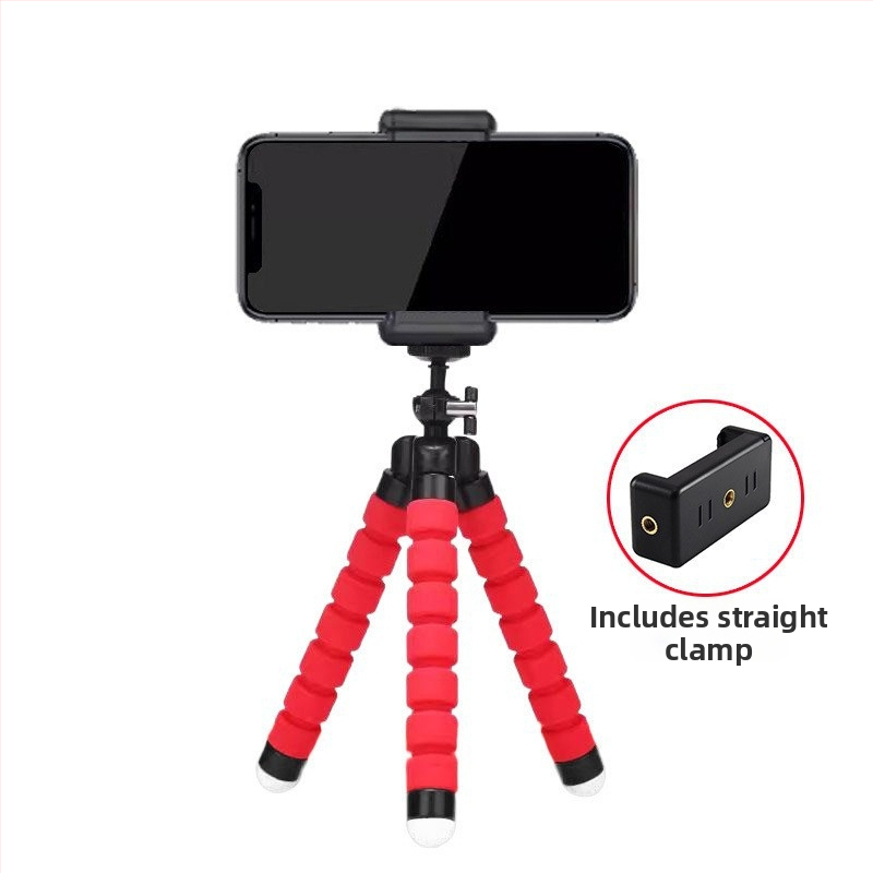 Laud triipod live fotograafiale ABS+sponge materjaliga okto noppara kätega, kaasaskantav ja kokkupandav Bluetooth nutitelefoni hoidja