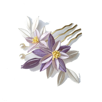 Ръчно изработена корона за коса с цветя от вълнена нишка, унисекс причесен аксесоар, кристали, античен стил