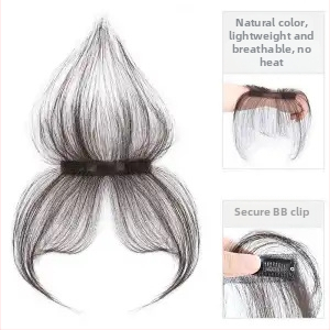 Longyang perukas su kūdikio plaukų kirpčiukais, tikri žmogaus plaukai, rankomis pintas, tiesūs, be dažymo ir be perm