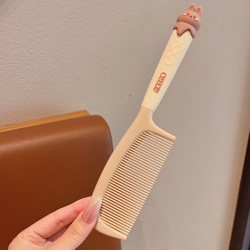 Гребен за коса за деца с дизайн на мечка — антистатичен, безопасен за косата, преносим, пластмасов, марка Jiajiyu