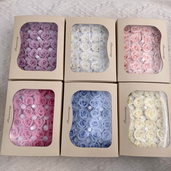 Mini saglabātas rozes galviņa • Materiāls: saglabāti ziedi • Veids: Roze • Zīmols: Youfeng Flowers • IP apstiprināts: Jā