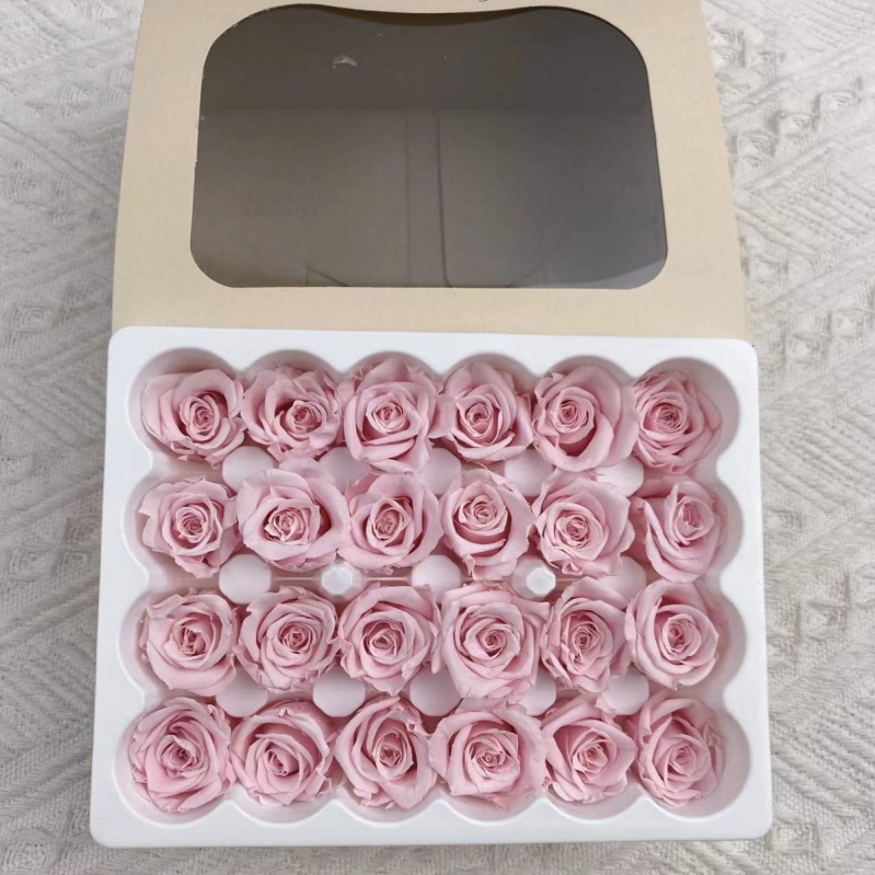 Mini saglabātas rozes galviņa • Materiāls: saglabāti ziedi • Veids: Roze • Zīmols: Youfeng Flowers • IP apstiprināts: Jā