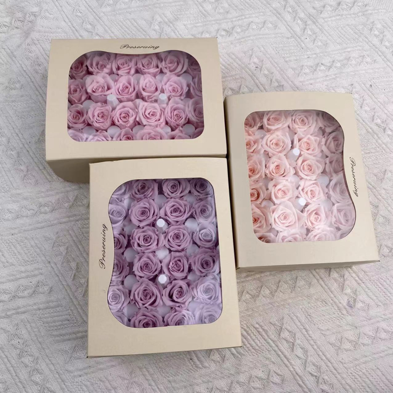 Mini saglabātas rozes galviņa • Materiāls: saglabāti ziedi • Veids: Roze • Zīmols: Youfeng Flowers • IP apstiprināts: Jā