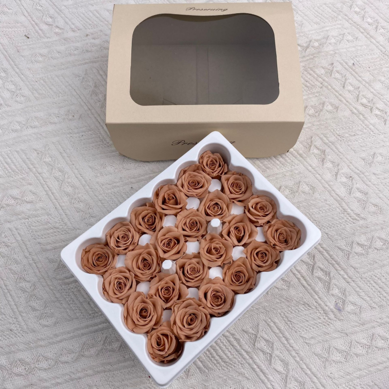 Mini saglabātas rozes galviņa • Materiāls: saglabāti ziedi • Veids: Roze • Zīmols: Youfeng Flowers • IP apstiprināts: Jā