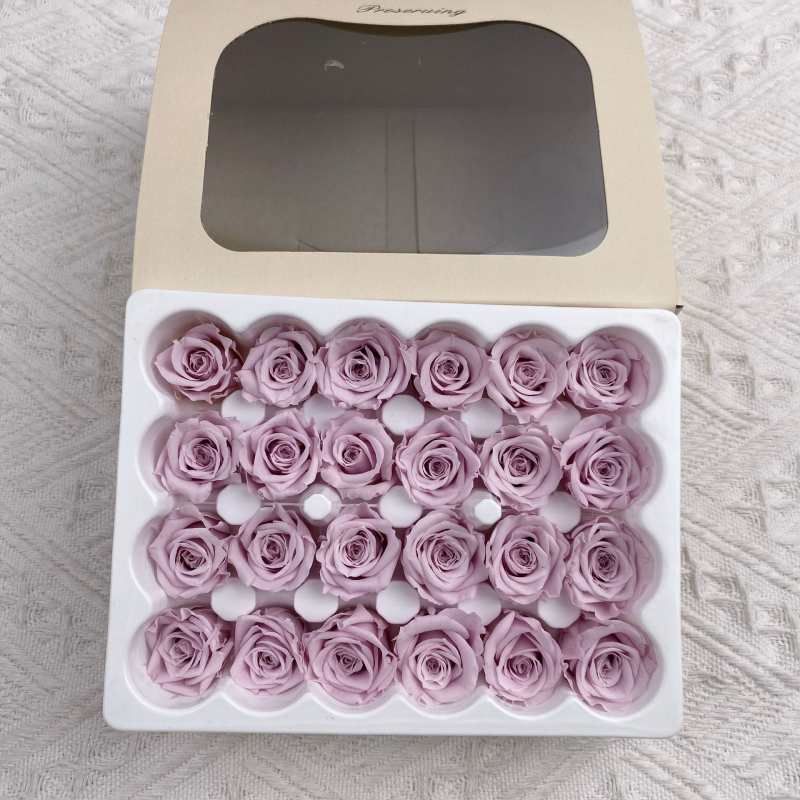 Mini saglabātas rozes galviņa • Materiāls: saglabāti ziedi • Veids: Roze • Zīmols: Youfeng Flowers • IP apstiprināts: Jā