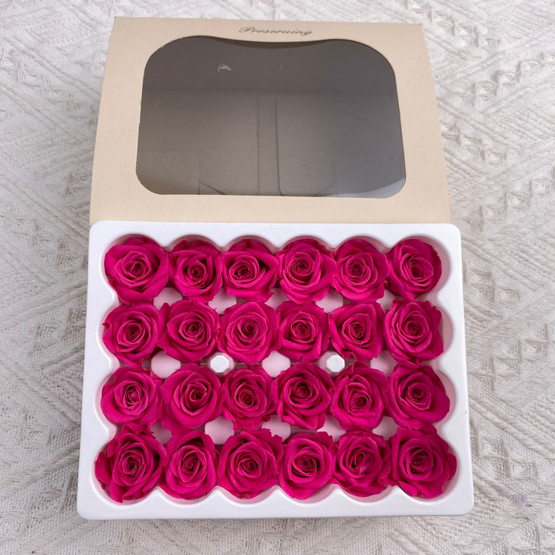 Mini saglabātas rozes galviņa • Materiāls: saglabāti ziedi • Veids: Roze • Zīmols: Youfeng Flowers • IP apstiprināts: Jā