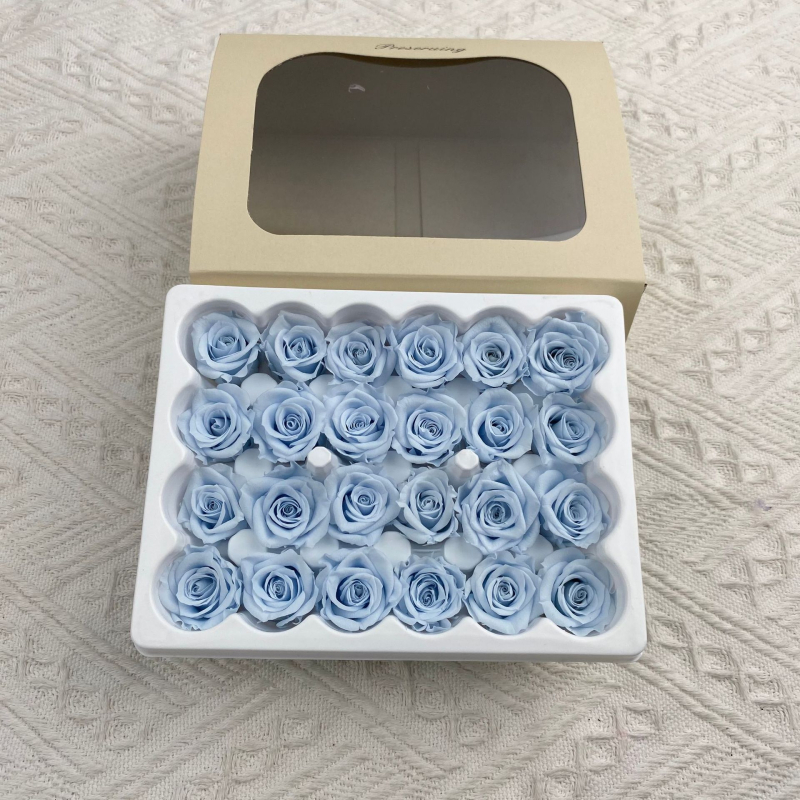 Mini saglabātas rozes galviņa • Materiāls: saglabāti ziedi • Veids: Roze • Zīmols: Youfeng Flowers • IP apstiprināts: Jā