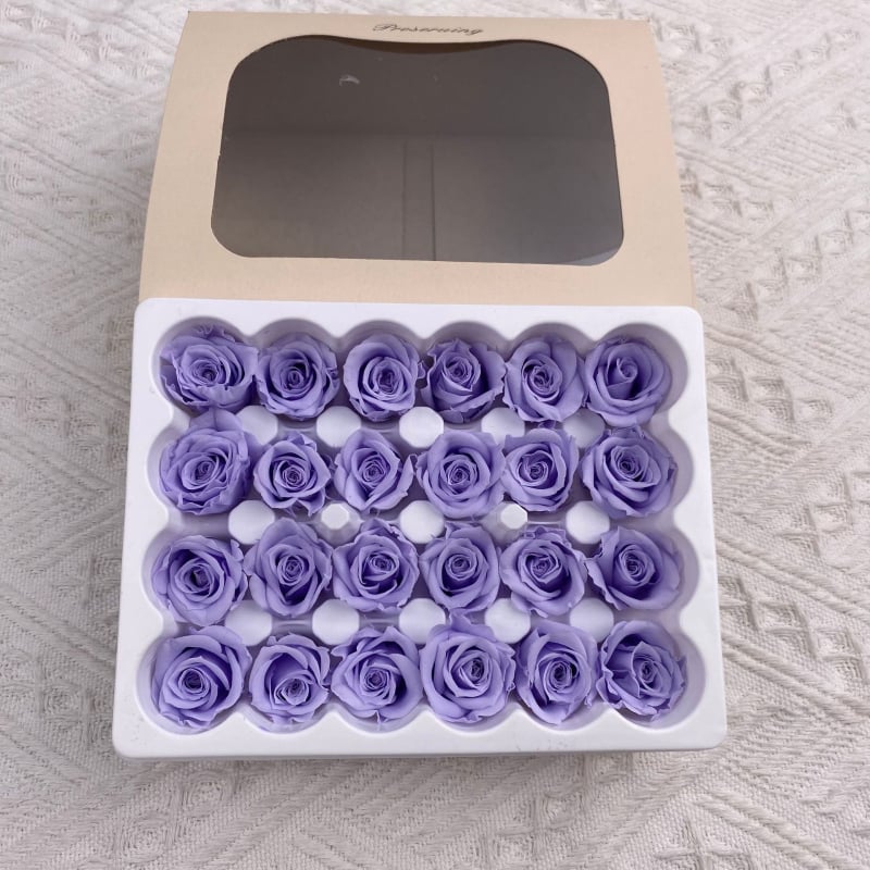 Mini saglabātas rozes galviņa • Materiāls: saglabāti ziedi • Veids: Roze • Zīmols: Youfeng Flowers • IP apstiprināts: Jā