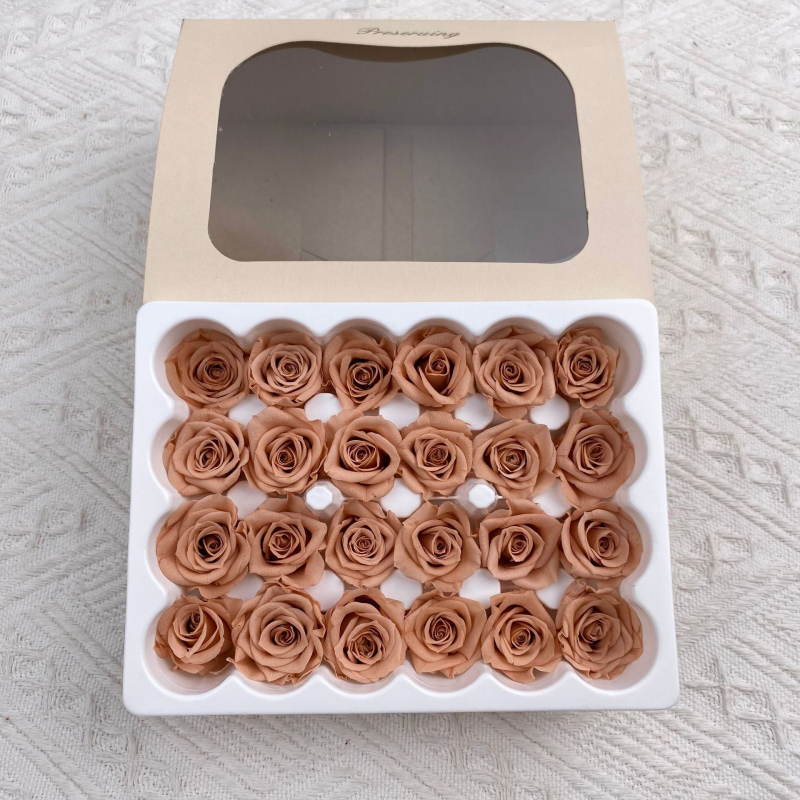 Mini saglabātas rozes galviņa • Materiāls: saglabāti ziedi • Veids: Roze • Zīmols: Youfeng Flowers • IP apstiprināts: Jā