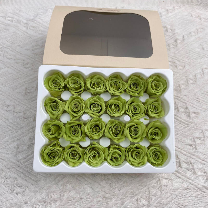 Mini saglabātas rozes galviņa • Materiāls: saglabāti ziedi • Veids: Roze • Zīmols: Youfeng Flowers • IP apstiprināts: Jā