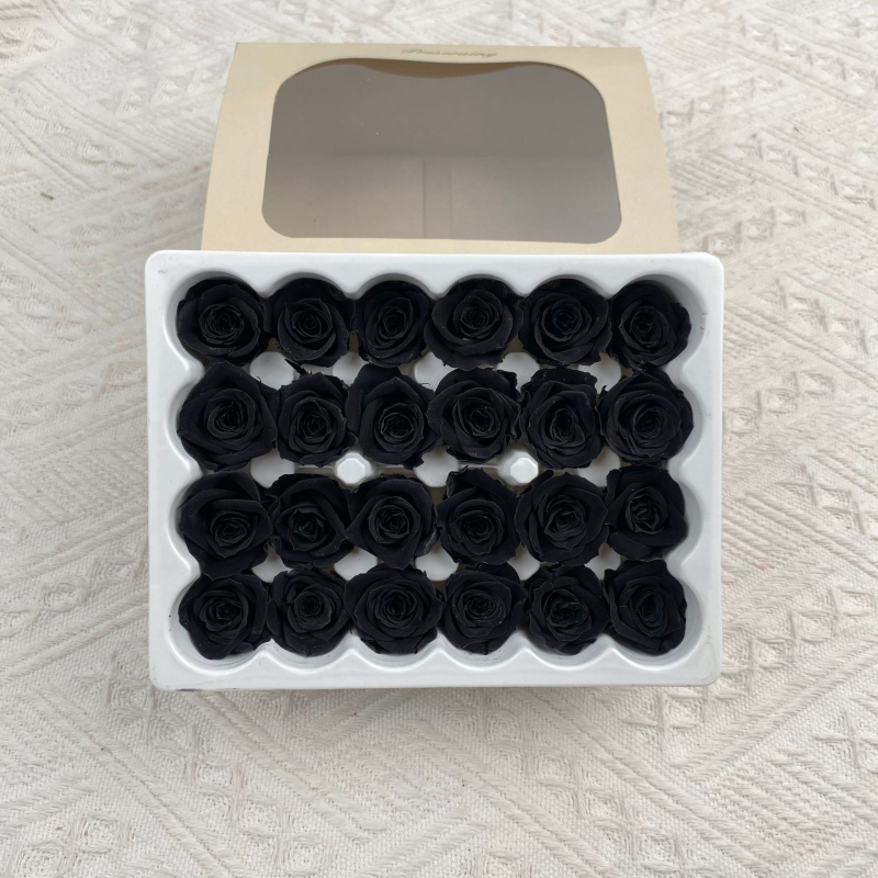 Mini saglabātas rozes galviņa • Materiāls: saglabāti ziedi • Veids: Roze • Zīmols: Youfeng Flowers • IP apstiprināts: Jā