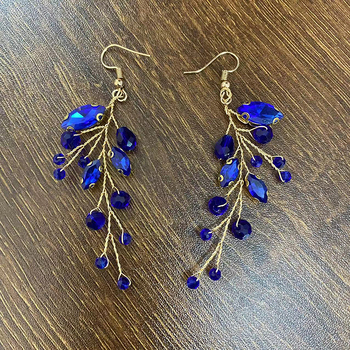 Комплект за глава: кристален гребен за коса с цветя и шпилка за коса, японско-корейски стил, ръчна изработка