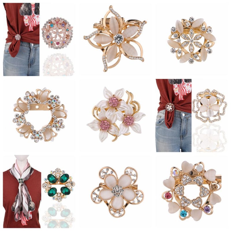 Καρφί από κράμα — Λουλουδάτο σχέδιο, Ηλεκτροχρωματισμένο, Διακοσμητικό και διπλής χρήσης