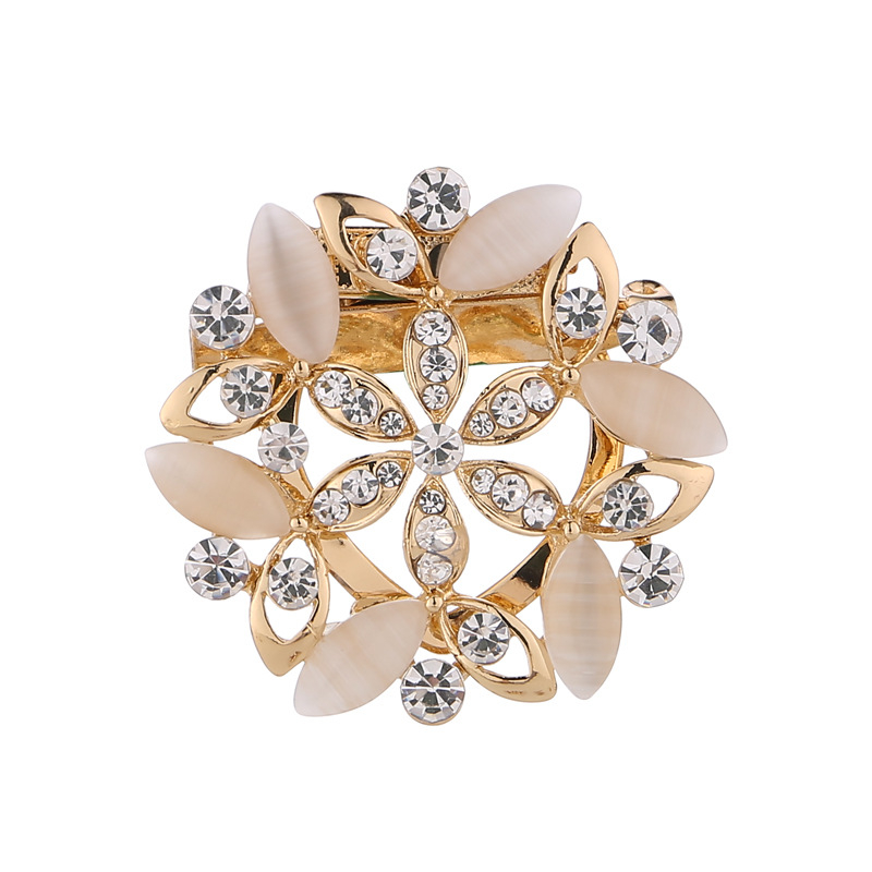 Καρφί από κράμα — Λουλουδάτο σχέδιο, Ηλεκτροχρωματισμένο, Διακοσμητικό και διπλής χρήσης