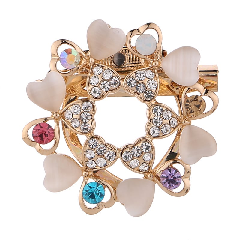 Καρφί από κράμα — Λουλουδάτο σχέδιο, Ηλεκτροχρωματισμένο, Διακοσμητικό και διπλής χρήσης