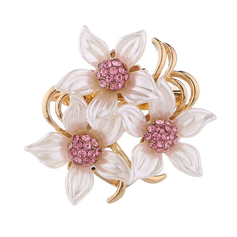 Καρφί από κράμα — Λουλουδάτο σχέδιο, Ηλεκτροχρωματισμένο, Διακοσμητικό και διπλής χρήσης