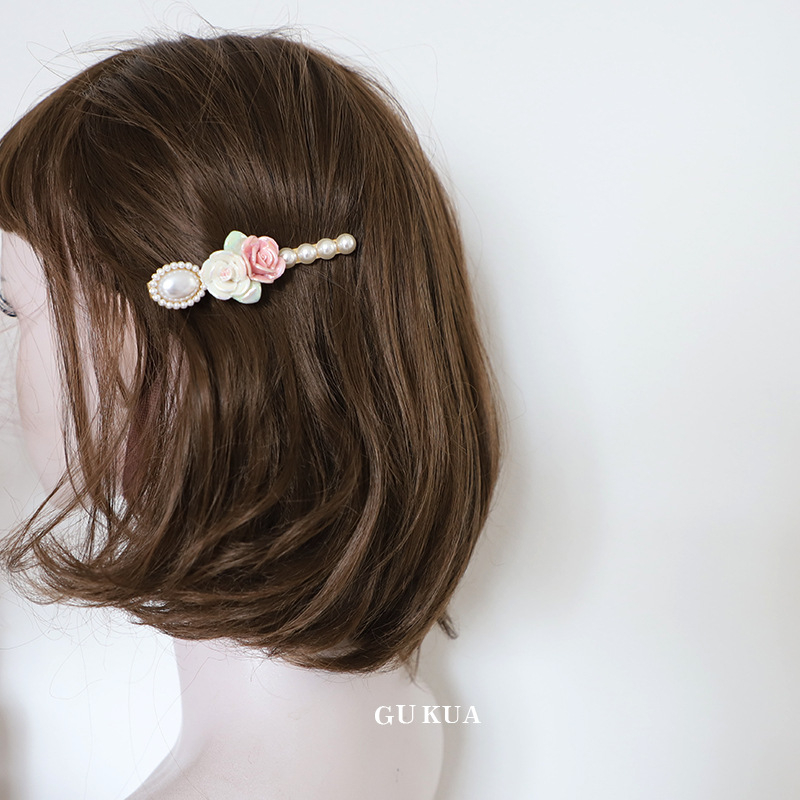 GUKUALI kacsa csőr alakú hajcsat – kézzel készített, csavart rögzítő, rajzfilmszerű stílus, friss és édes, hajkiegészítő, tavasz 2023