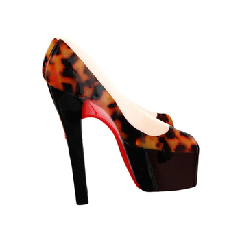 Női hajcsipesz Gripper típusú, egyedi dizájn és különleges forma; kézzel készített; anyag: ecetsav