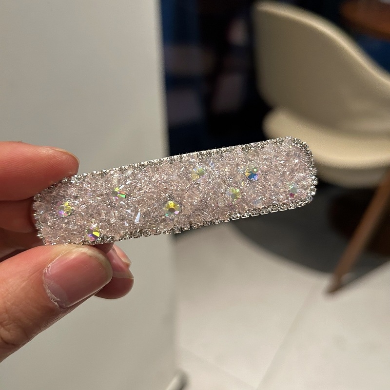BB kopča za kosu s rhinestones ugraviranom umetkom — kvadratnog oblika, korejski stil, za žene