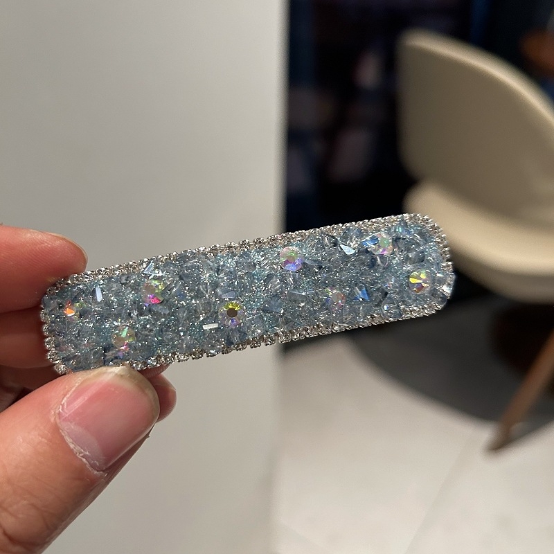 BB kopča za kosu s rhinestones ugraviranom umetkom — kvadratnog oblika, korejski stil, za žene